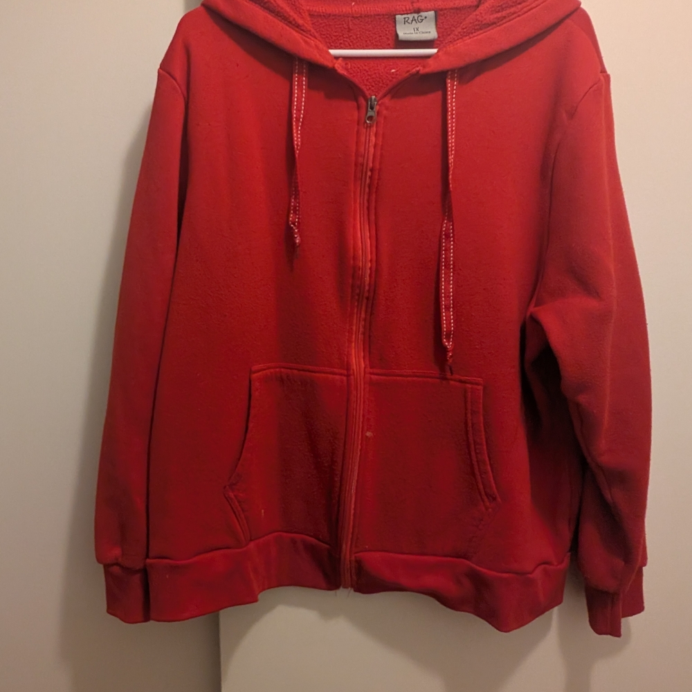 RAGA Red Hooded Jacket